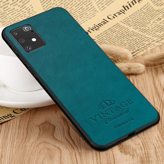 For Galaxy A91 / S10 Lite PINWUYO Pin Rui Series Classical Leather Texture PC + TPU Waterproof Anti-fall All-inclusive Protective Case Shell(Blue) by PINWUYO