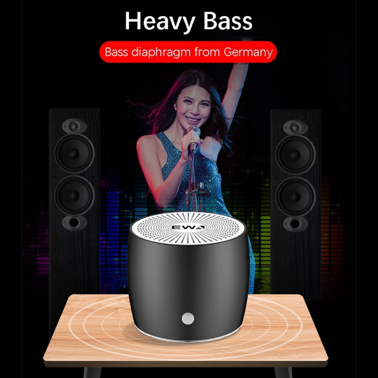 EWA A103 Portable Bluetooth Speaker Wireless Heavy Bass Bomm Box Subwoofer Phone Call Surround Sound Bluetooth Shower Speaker(Red) - Mini Speaker by EWA | Online Shopping UK | buy2fix