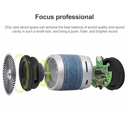 EWA A113 Portable Super Mini Bluetooth Speaker Wireless Bass Subwoofer Boom Box Speakers(Silver) by EWA