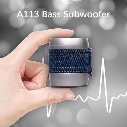 EWA A113 Portable Super Mini Bluetooth Speaker Wireless Bass Subwoofer Boom Box Speakers(Silver) - Mini Speaker by EWA | Online Shopping UK | buy2fix