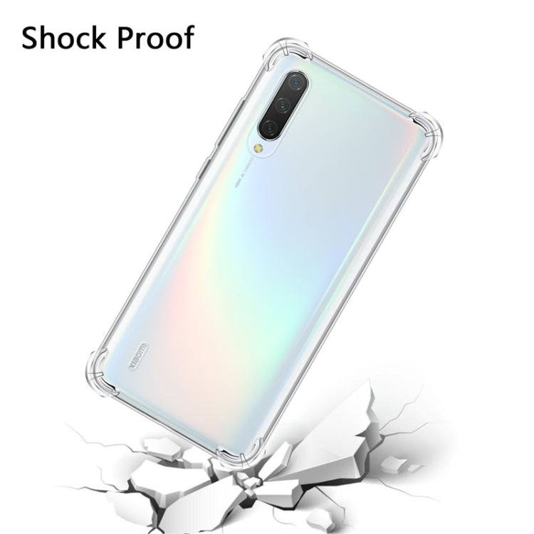 For Xiaomi Mi 10 Pro Four-Corner Anti-Drop Ultra-Thin Transparent TPU Phone Case(Transparent) by buy2fix