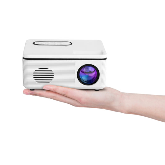 S361 80 lumens 320 x 240 Pixel Portable Mini Projector, Support 1080P, US Plug(White) - Consumer Electronics by buy2fix | Online Shopping UK | buy2fix