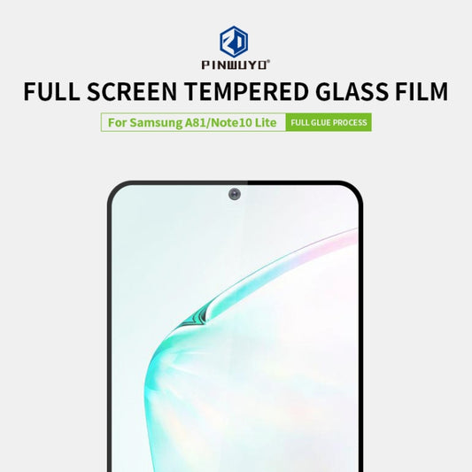 For Galaxy A81 / Note 10 Lite PINWUYO 9H 2.5D Full Screen Tempered Glass Film(Black) by PINWUYO