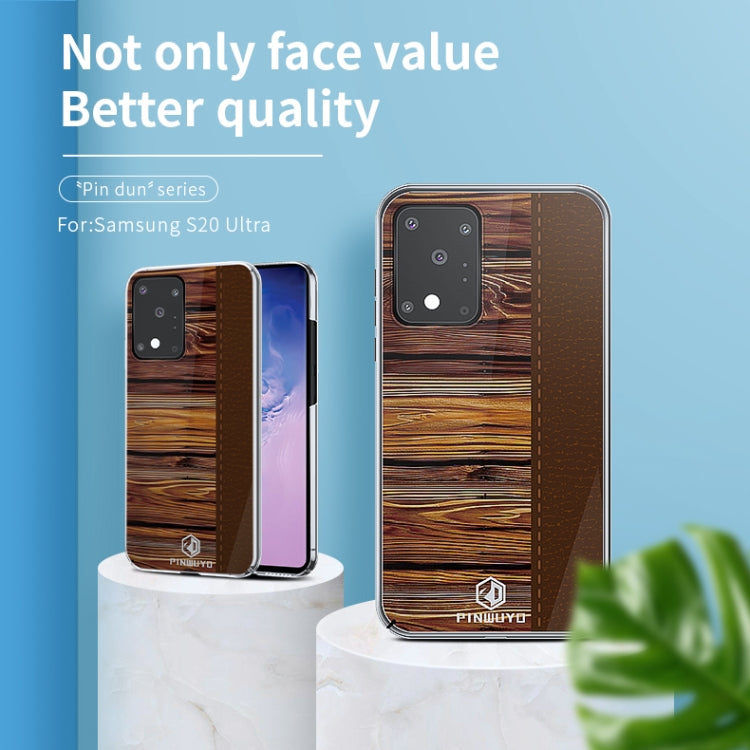 For Galaxy S20 Ultra PINWUYO Pindun Series Slim 3D Flashing All-inclusive PC Case(Red) by PINWUYO