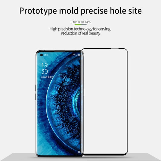 For OPPO Find X2 PINWUYO 9H 3D Hot Bending Tempered Glass Film(Black) by PINWUYO