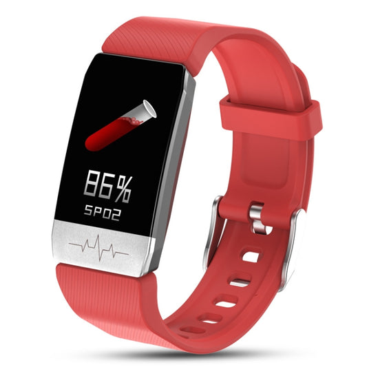 T1 1.14 inch Color Screen Smart Watch IP67 Waterproof,Support Call Reminder /Heart Rate Monitoring/Sedentary Reminder/Sleep Monitoring/ECG Monitoring(Red) - Smart Wear by buy2fix | Online Shopping UK | buy2fix
