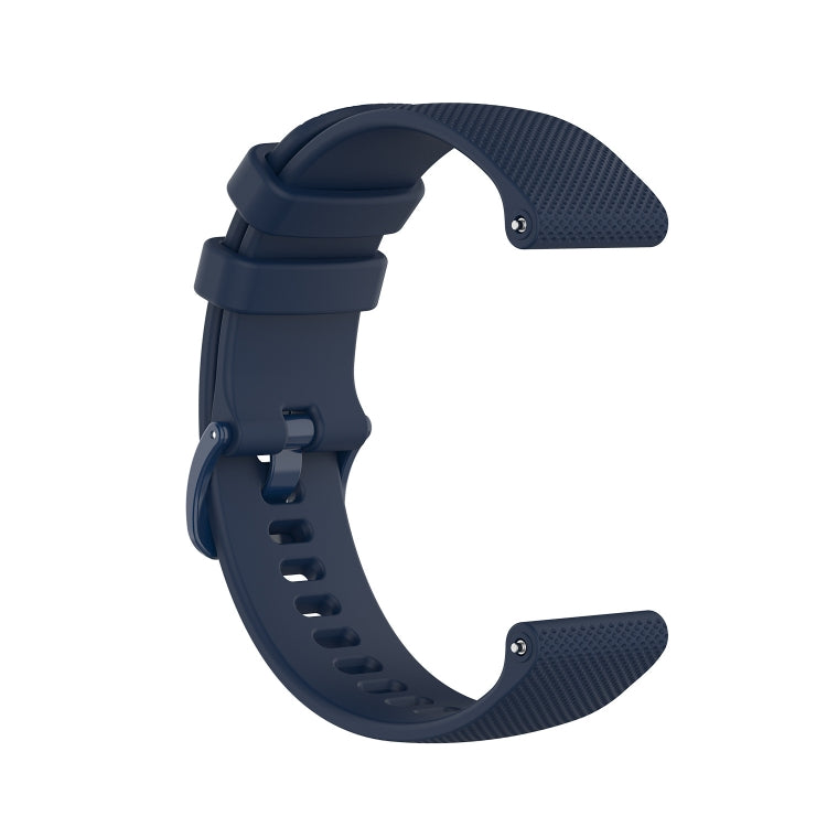 22mm For Huawei Watch GT2e GT2 46mm Silicone Watch Band(Navy Blue) - Smart Wear by buy2fix | Online Shopping UK | buy2fix