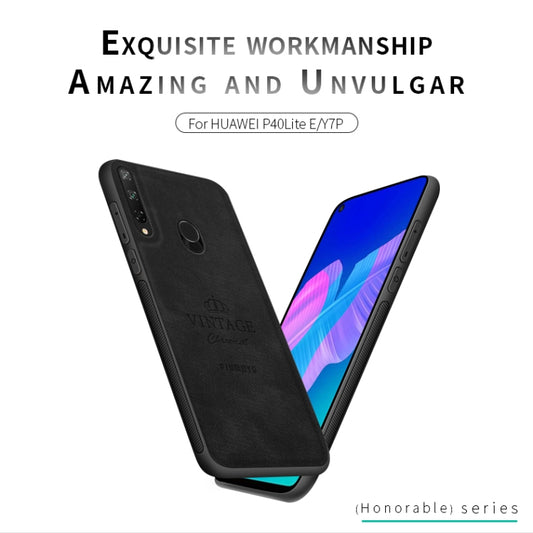 For Huawei Y7P/P40Lite E/Honor9C PINWUYO Zun Series PC + TPU + Skin Waterproof And Anti-fall All-inclusive Protective Shell(Black) by PINWUYO