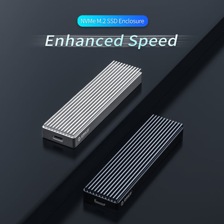 ORICO M2PJ NVME M.2 SSD Enclosure(Silver) -  by ORICO | Online Shopping UK | buy2fix