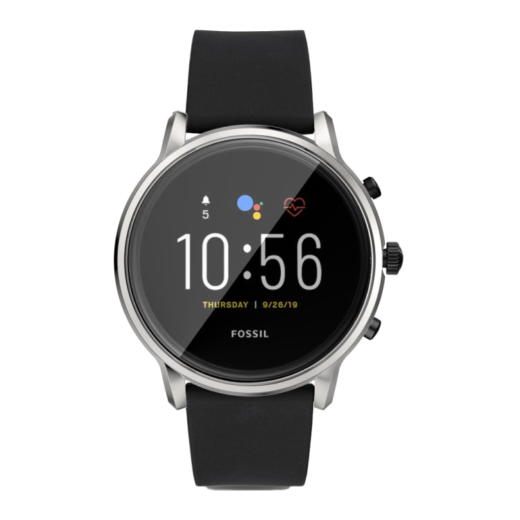 Suitable for FOSSIL Gen 5 Carlyle All-inclusive Electroplated TPU Protective Shell(Silver) by buy2fix