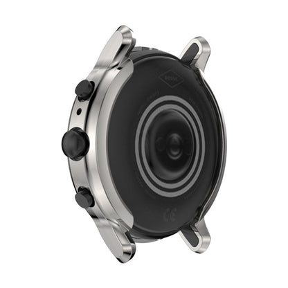 Suitable for FOSSIL Gen 5 Carlyle All-inclusive Electroplated TPU Protective Shell(Silver) by buy2fix