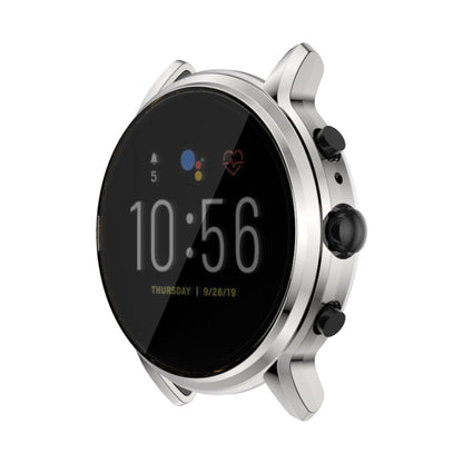 Suitable for FOSSIL Gen 5 Carlyle All-inclusive Electroplated TPU Protective Shell(Silver) by buy2fix