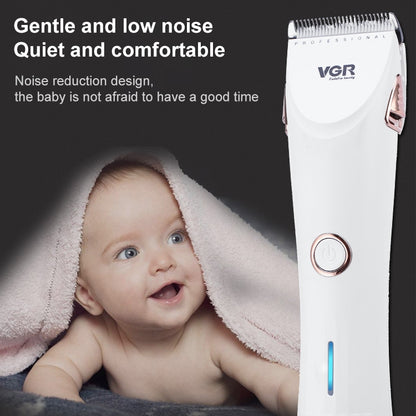 VGR V-005 9W Electric Hair Clipper with Base, Plug Type: EU Plug - Hair Trimmer by VGR | Online Shopping UK | buy2fix