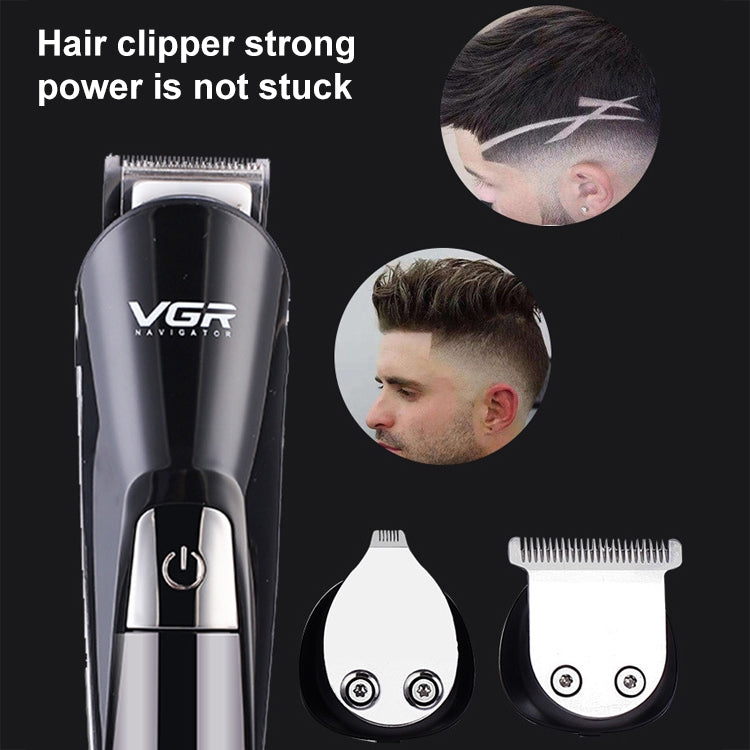 VGR V-012 5W 6 in 1 Electric Hair Clipper, Plug Type: EU Plug - Hair Trimmer by VGR | Online Shopping UK | buy2fix