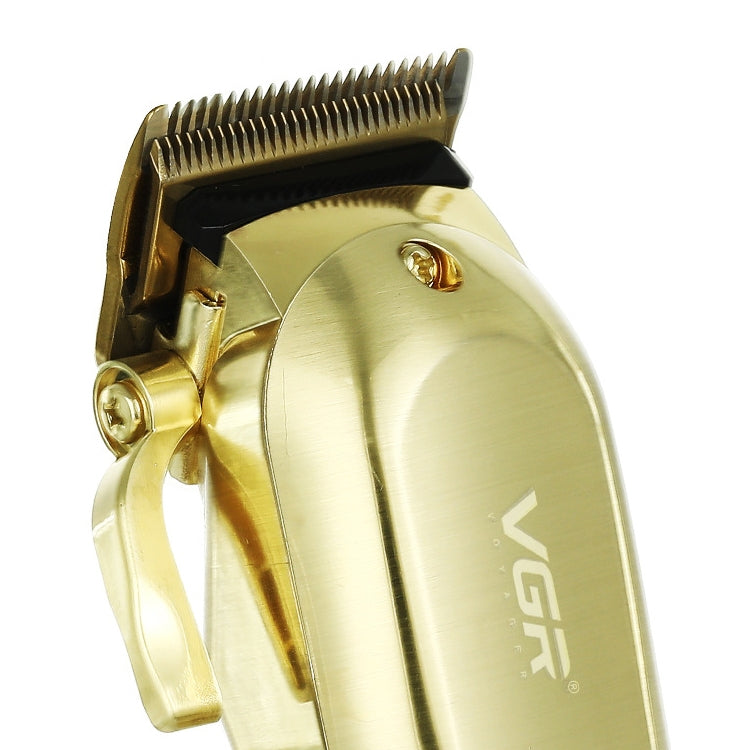 VGR V-278 10W USB Metal Electric Hair Clipper with LED Digital Display(Gold) - Hair Trimmer by VGR | Online Shopping UK | buy2fix