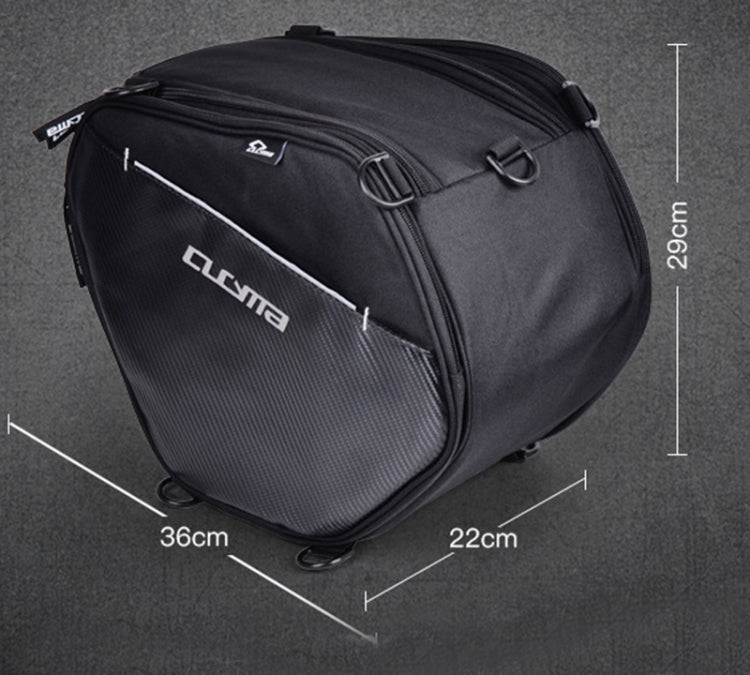 Motorcycle Bags for Yamaha NVX155 NVX 155 AEROX 2018 Tank Bag Waterproof Store Content Bag Travelling Scooter Tunnel Bag(Black) by CUCYMA