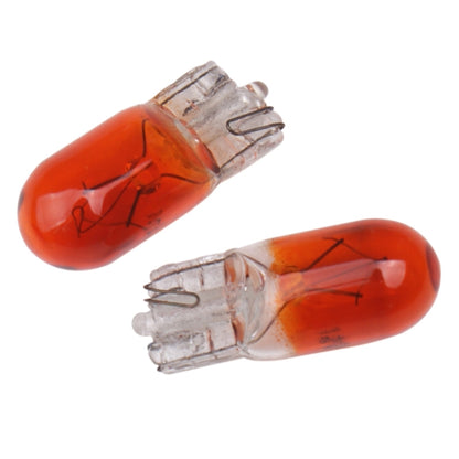 5pcs T10 12v 5w car instrument light reading light(amber) - Instrument Lights by buy2fix | Online Shopping UK | buy2fix