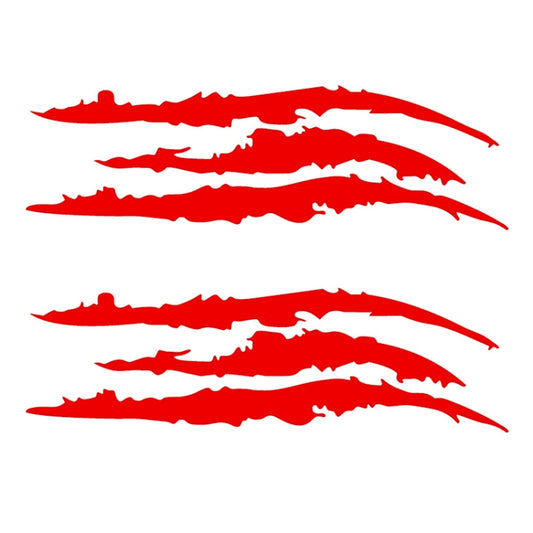 2 PCS Reflective Car Sticker Monster Scratch Stripe Claw Marks Car Auto Headlight Decoration Vinyl Decal Car Stickers, Size:40X12cm by buy2fix