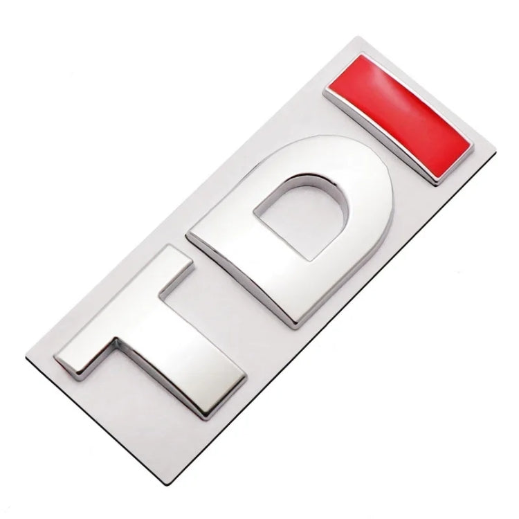 DIY TDI 3D Badge Emblem Decal Car Sticker, Random Color Delivery by buy2fix