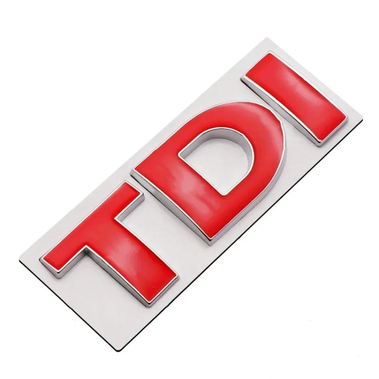 DIY TDI 3D Badge Emblem Decal Car Sticker, Random Color Delivery by buy2fix