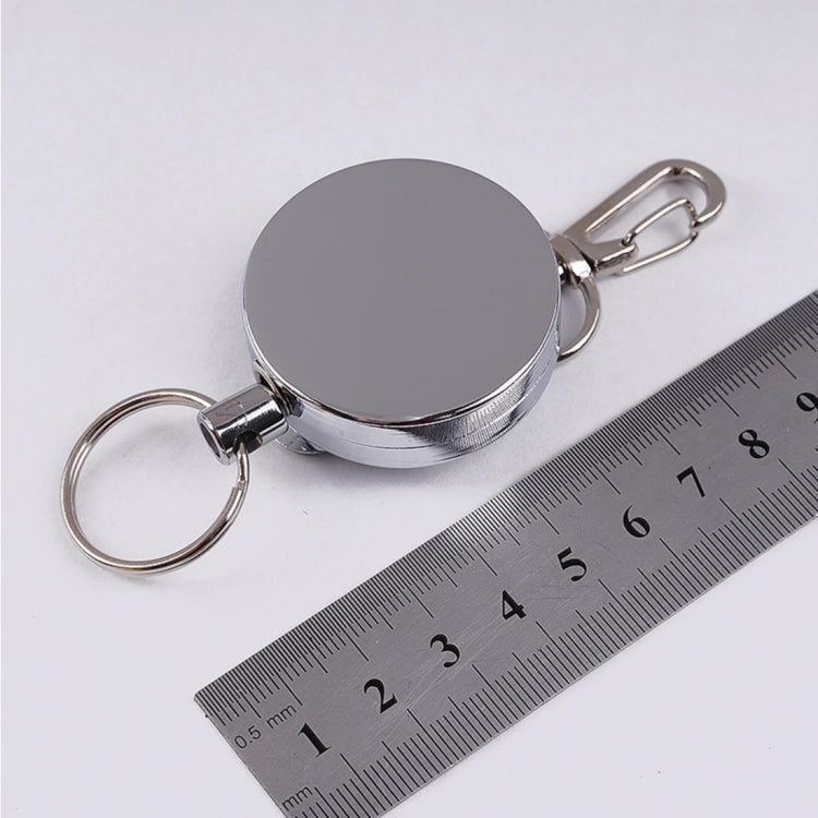 Resilience Steel Wire Rope Elastic Sporty Retractable Anti Lost Keychain by buy2fix