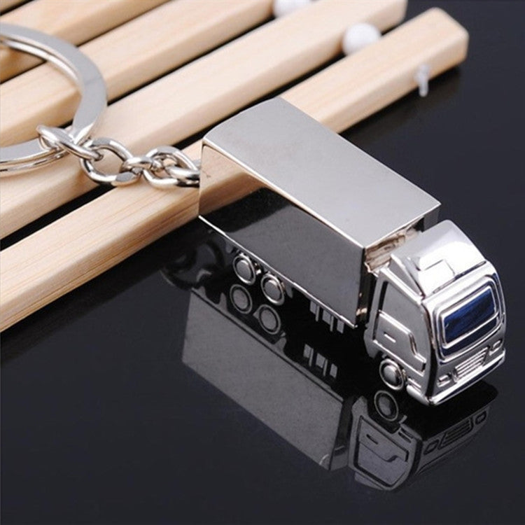 2 PCS Creative Keychain Metal Solid Van Gift Pendant - Key Rings by buy2fix | Online Shopping UK | buy2fix