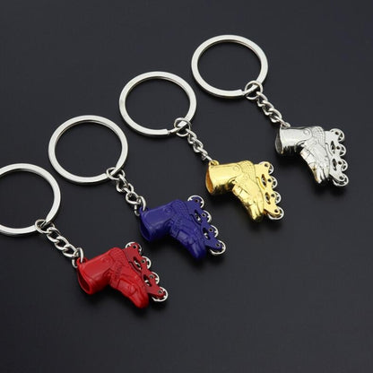 Creative Simulation Skates Keychain Personalized Pendant Gift(Red) by buy2fix