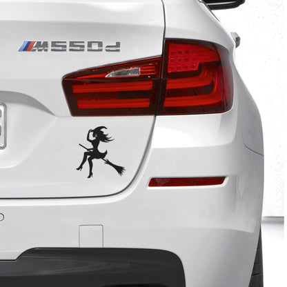 Sexy Witch Fashion Car Sticker Vinyl Decals Decor, Size: 15x14cm(Black) by buy2fix