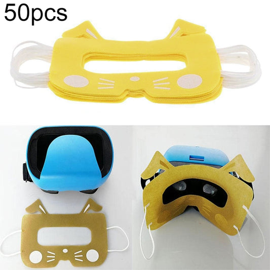 50 PCS Disposable Pad Eye Cloth Mask for Htc Vive PRO Headset / Sony PSVR PLAYSTATION by buy2fix