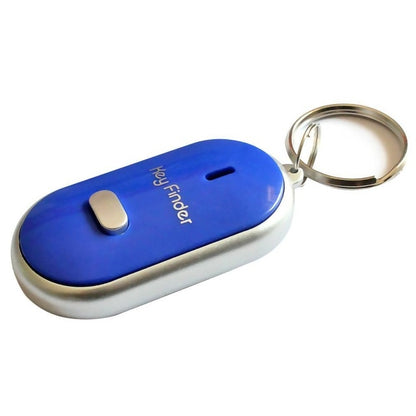 Mini LED Whistle Key Finder Flashing Beeping Remote Lost Keyfinder Locator Keyring for children(blue) - Security by buy2fix | Online Shopping UK | buy2fix