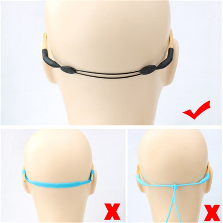 2 PCS Adjustable Glasses Lanyard Sports Glasses Non-slip Ear Hook Cover, Size:25cm for Children - Glasses Accessories by buy2fix | Online Shopping UK | buy2fix