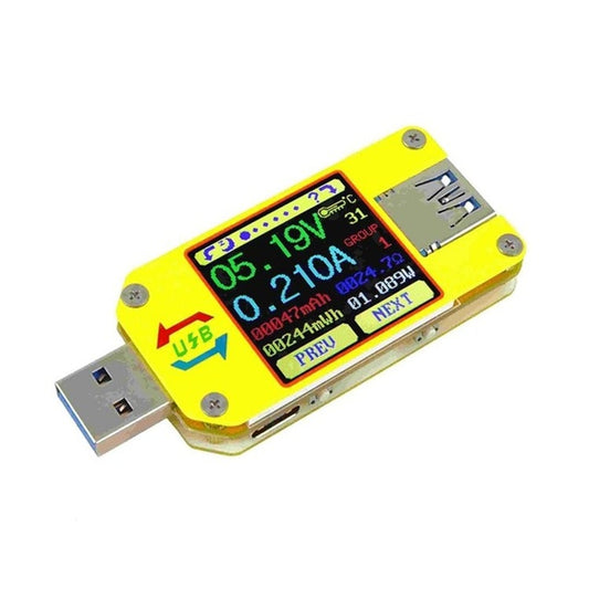 USB 3.0 Color Display Screen Tester Voltage-current Measurement Type-C Meter, Support Android APP, Model:UM34 without Bluetooth - Consumer Electronics by buy2fix | Online Shopping UK | buy2fix