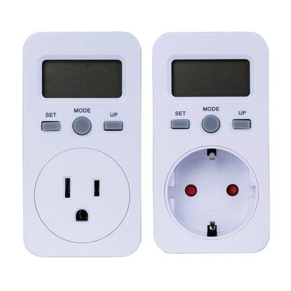 Digital Power Meter Socket Plug Energy Meter Current Voltage Watt Electricity Cost Measuring Monitor Power Analyzer, Plug Type:EU Plug - Consumer Electronics by buy2fix | Online Shopping UK | buy2fix