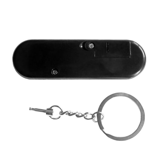 2 PCS 120dB Self Defense Anti-rape Device Dual Speakers Loud Alarm Safety Personal Security Keychain, Random Color Delivery by buy2fix