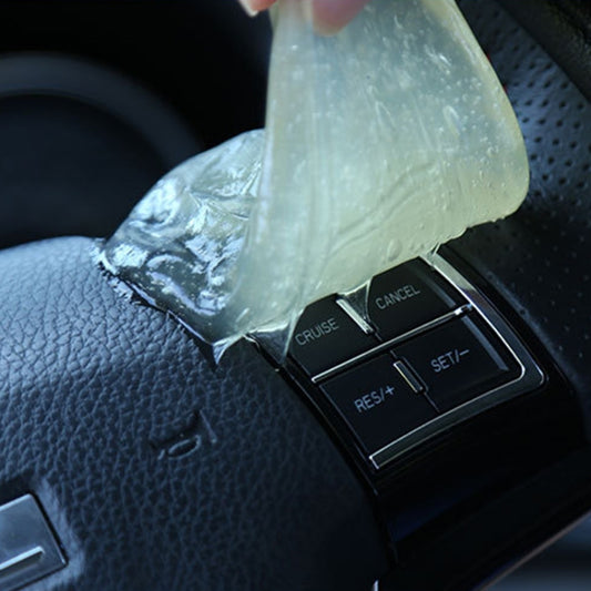 Car Clean Glue Gel Sticker(Transparent) by buy2fix