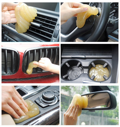 Car Clean Glue Gel Sticker(Transparent) - Decorative Sticker by buy2fix | Online Shopping UK | buy2fix