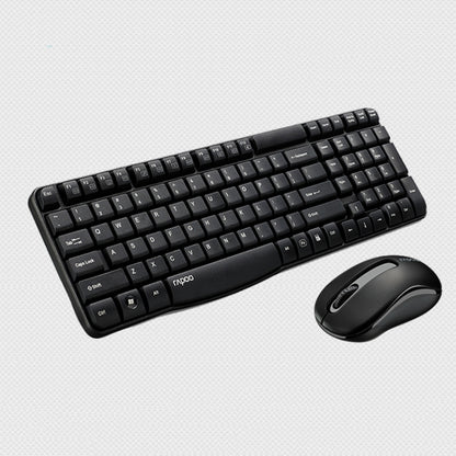 Rapoo X1800S 2.4GHz Wireless Keyboard and Mouse Set(Black) - Wireless Keyboard by Rapoo | Online Shopping UK | buy2fix