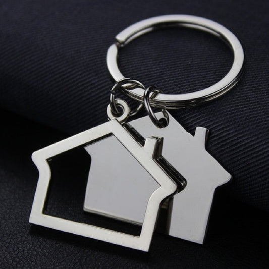 2 PCS Creative House Keychain Cottage Small Gift Pendant by buy2fix