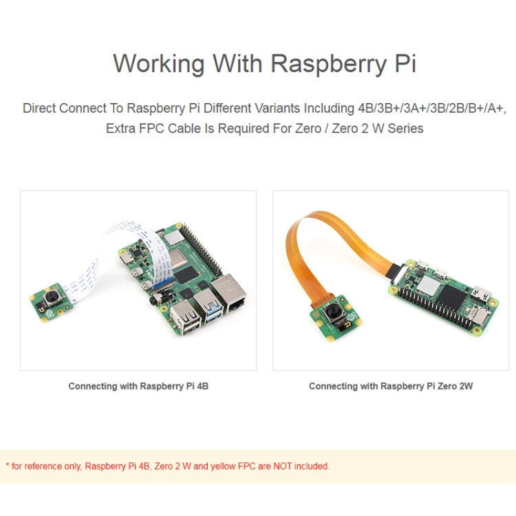 Waveshare For Raspberry Pi Camera Module 3, High Resolution, Auto-Focus 12MP, IMX708, 75° FOV, 23943 - Consumer Electronics by buy2fix | Online Shopping UK | buy2fix