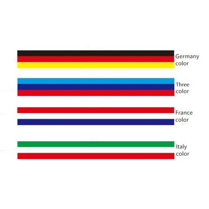Flag Striped Car Hood Vinyl Sticker Body Decal(Tricolor) by buy2fix