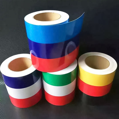 Flag Striped Car Hood Vinyl Sticker Body Decal(Tricolor) by buy2fix