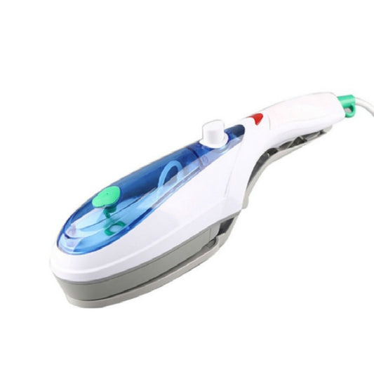 Handheld Garment Steamer Brush Portable Clothes Steam Iron, UK Plug 220V(Blue) by buy2fix