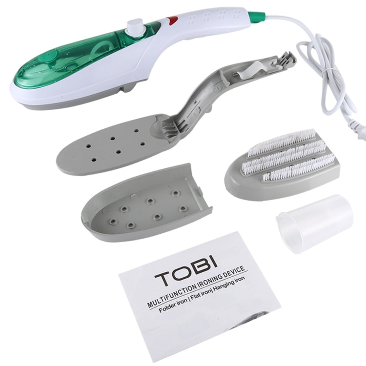 Handheld Garment Steamer Brush Portable Clothes Steam Iron, EU Plug 220V(Green) by buy2fix
