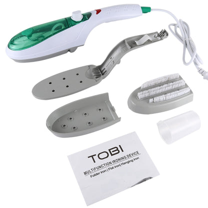Handheld Garment Steamer Brush Portable Clothes Steam Iron, EU Plug 220V(Green) by buy2fix