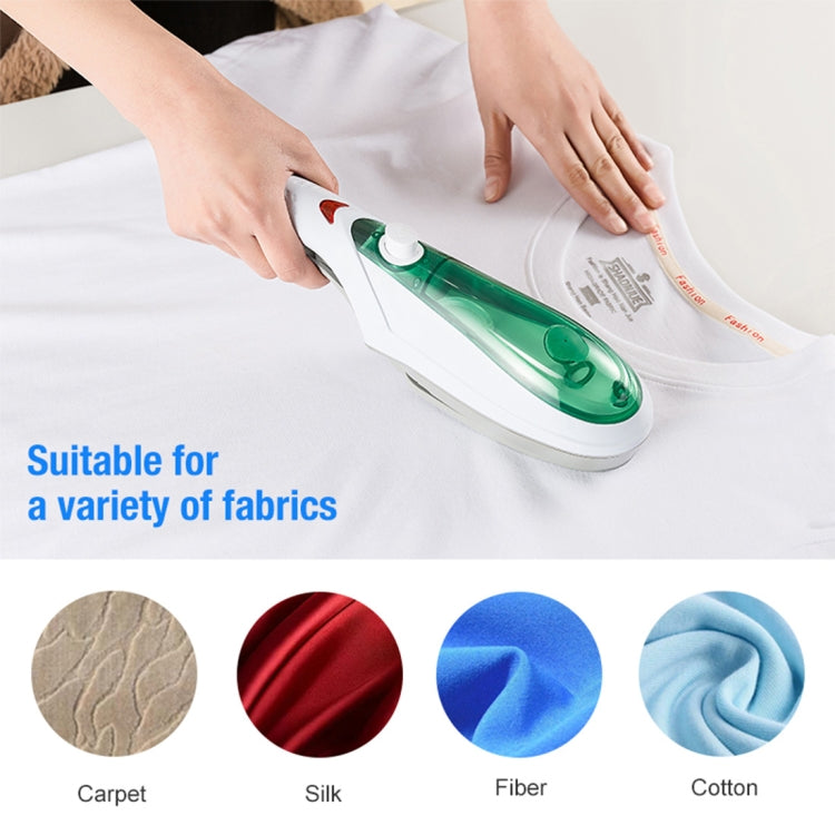 Handheld Garment Steamer Brush Portable Clothes Steam Iron, EU Plug 220V(Green) by buy2fix