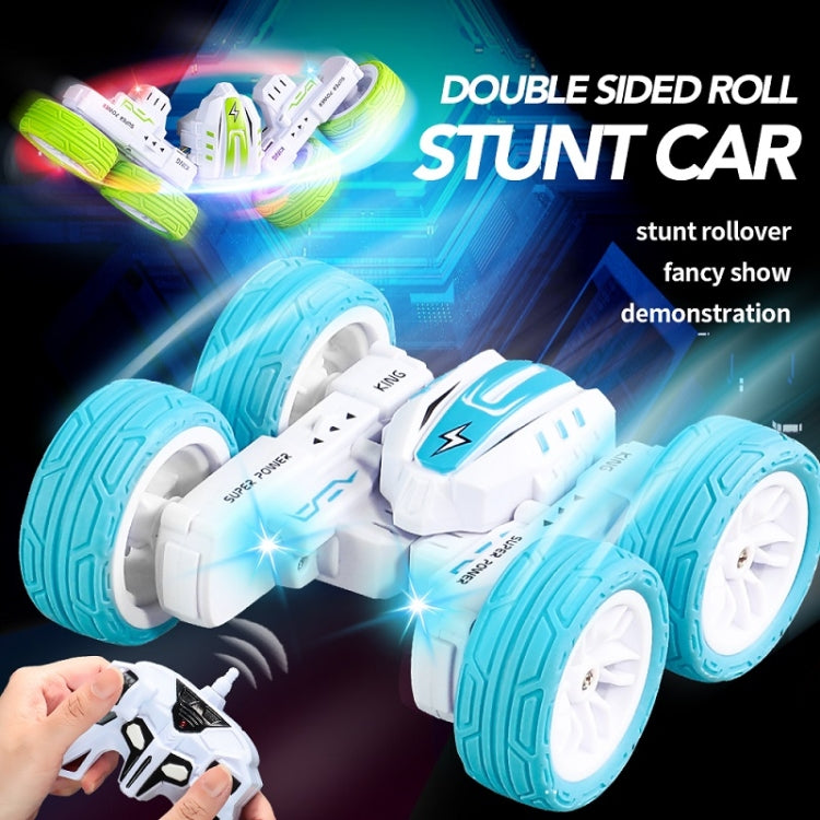 2.4G Remote Control Mini Light Drift Stunt 4WD Toy Car(Green) - RC Cars by buy2fix | Online Shopping UK | buy2fix
