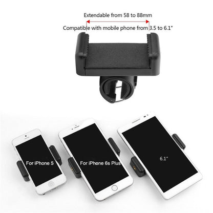 Selfie Stick Phone Lock Clip Bike Phone Clip(20-25 mm) - DJI & GoPro Accessories by buy2fix | Online Shopping UK | buy2fix