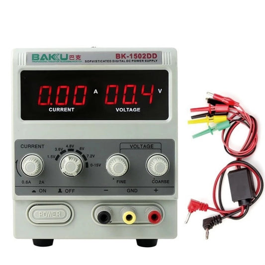BAKU BK-1502DD DC Regulated Power Supply DC Ammeter Laptop Mobile Phone Repair Digital Display, Specification:110V US Plug by BAKU