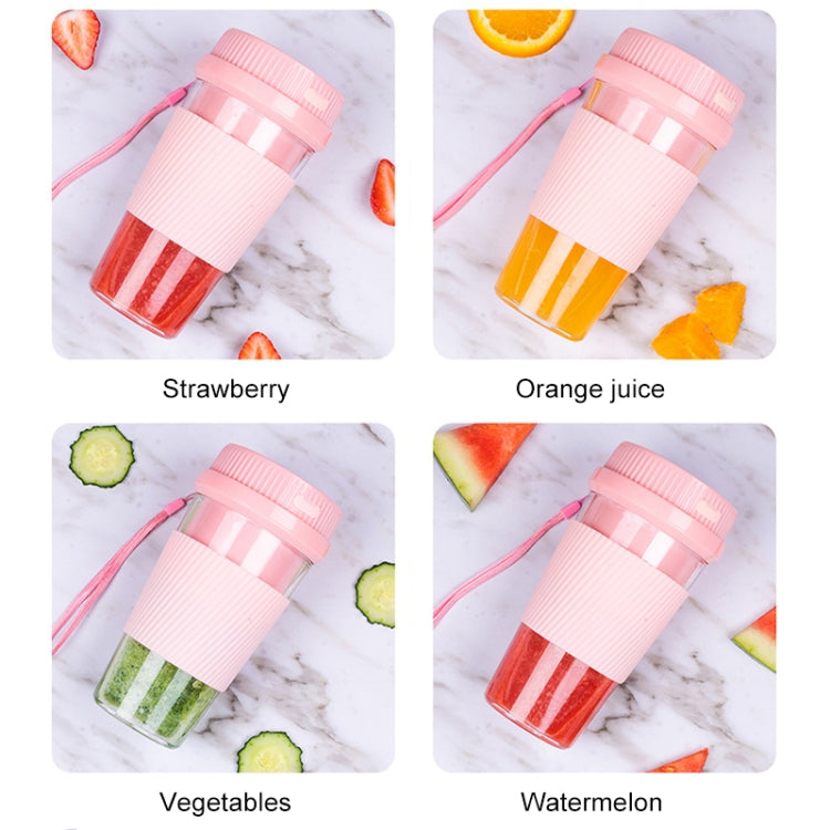 Portable USB Rechargeable Mini Household Electric Fruit Juicer(Pink) - Home & Garden by buy2fix | Online Shopping UK | buy2fix