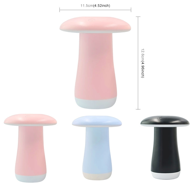 Mushroom Aromatherapy Night Light Bedroom Bedside Sleep Air Humidifier Sleep Aid Lamp Automatic Alcohol Sprayer(Pink) - Home & Garden by buy2fix | Online Shopping UK | buy2fix